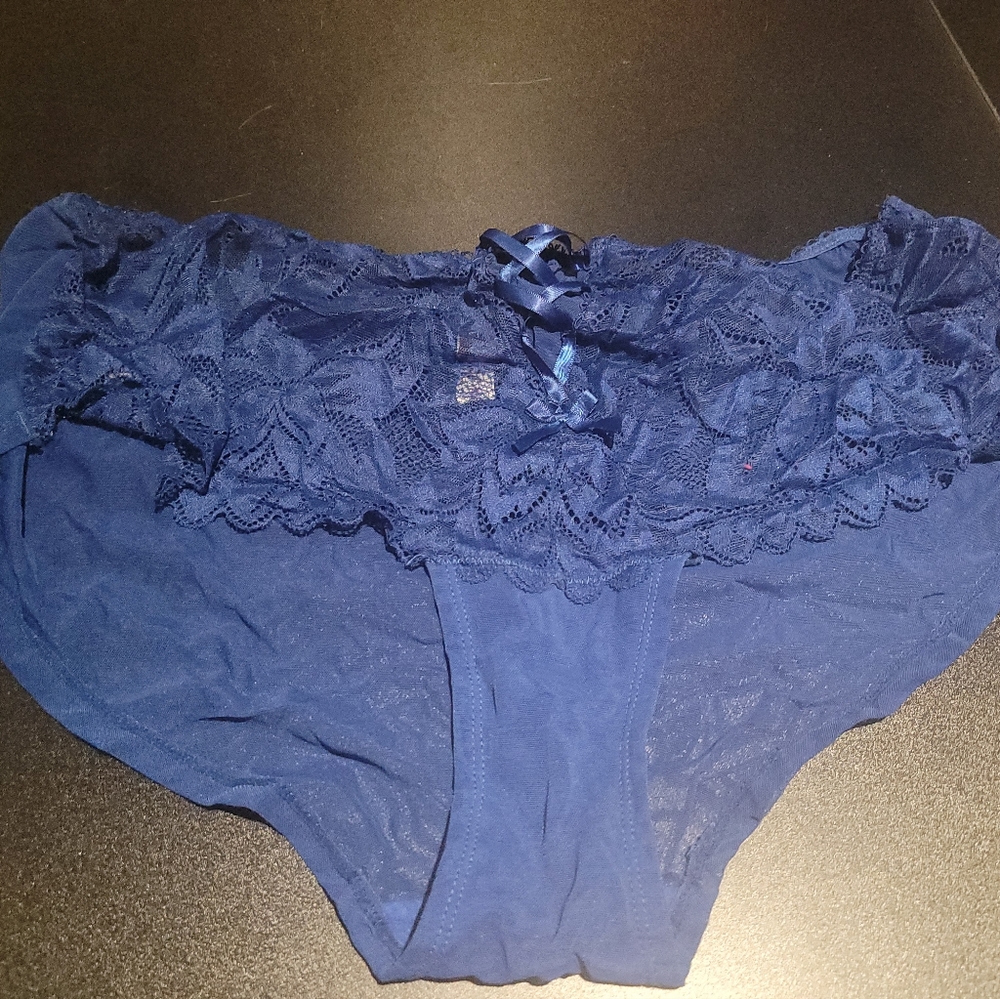ADORE ME blue panty. 2x NWOT